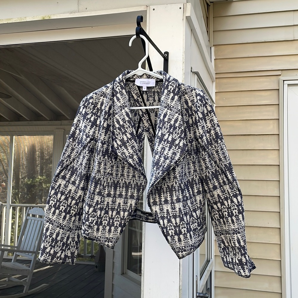 DEREK LAM 10 CROSBY – Angled Lapel Jacket